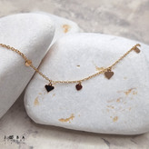 گردنبند قلب طلایی ژوپینگ کد 308110336