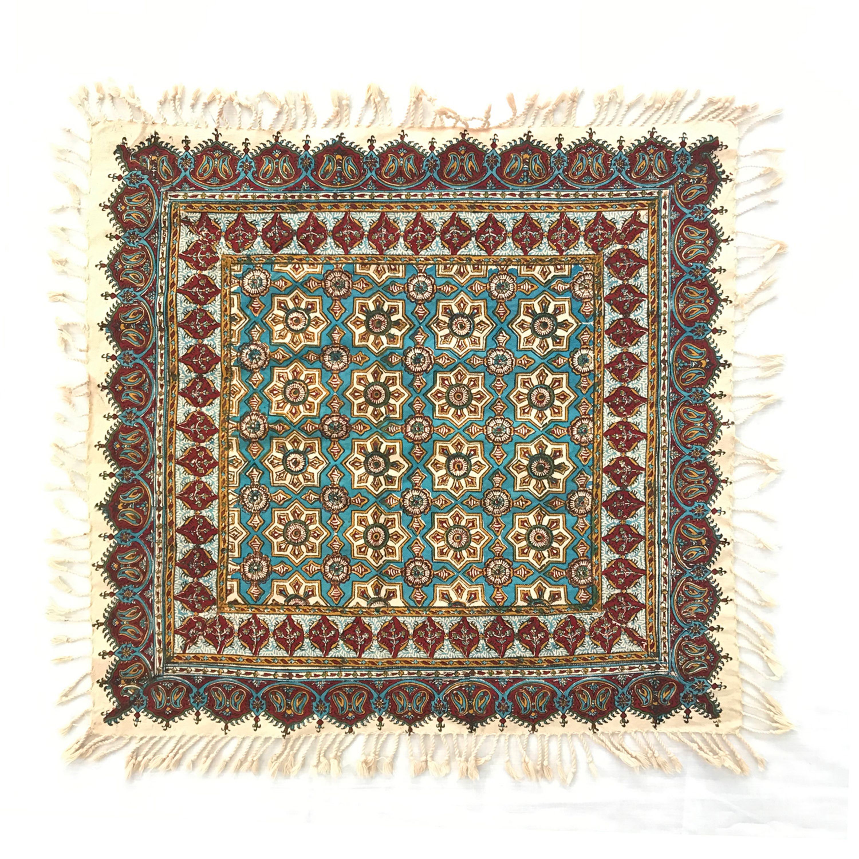 رومیزی قلمکاری طرح خاتم سایز 60 سانتی
