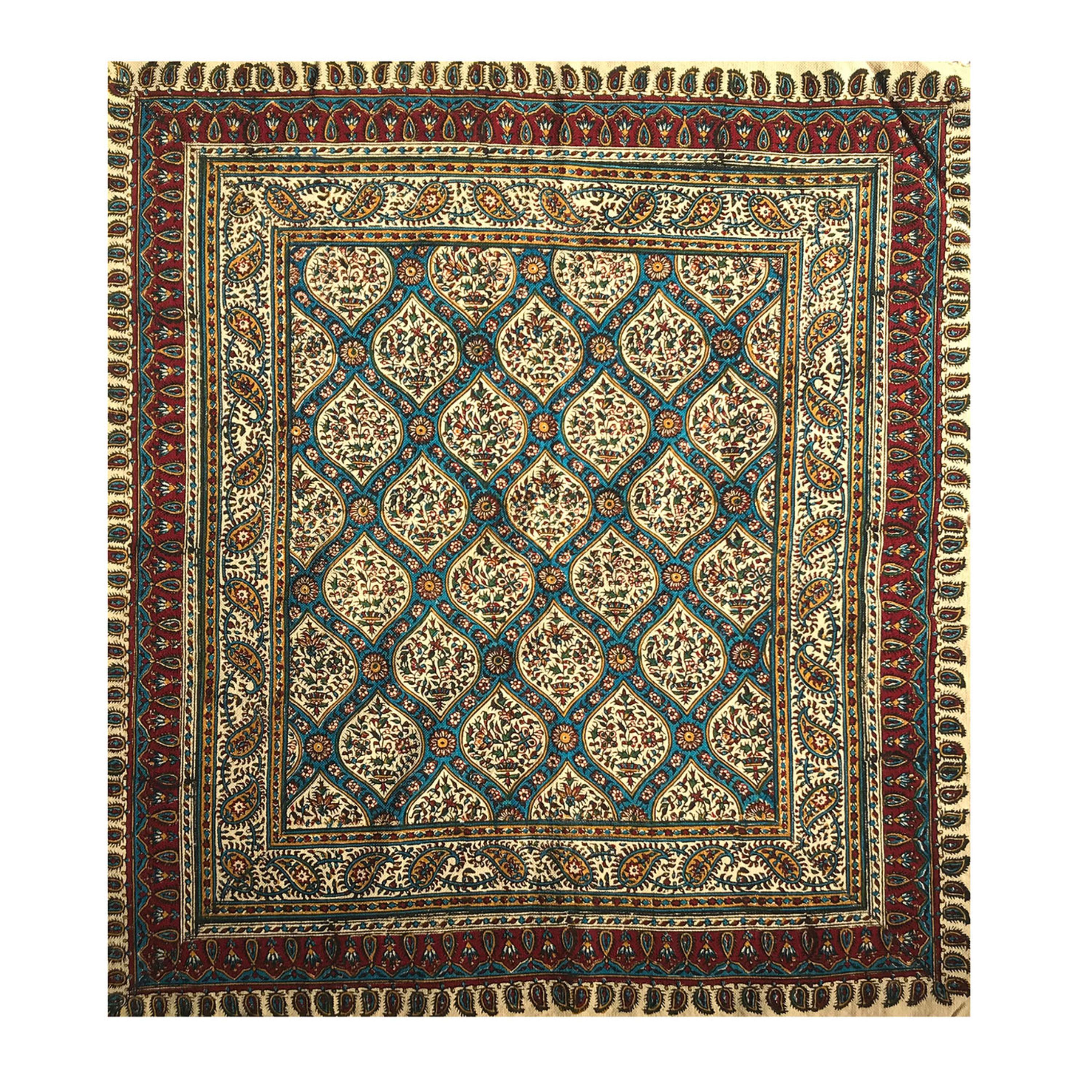 رومیزی قلمکار طرح شیخ لطف الله سایز 60