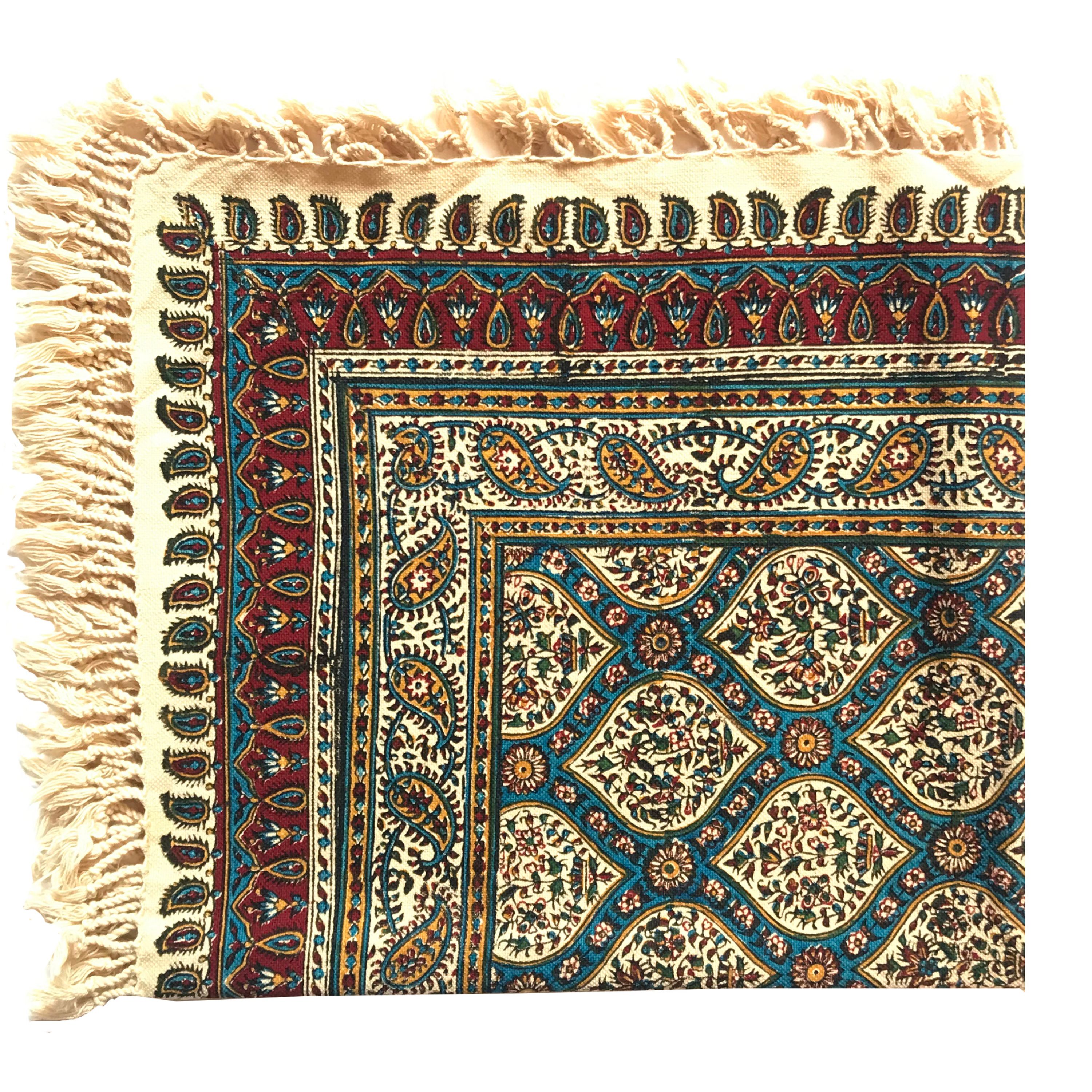 رومیزی قلمکار طرح شیخ لطف الله سایز 60