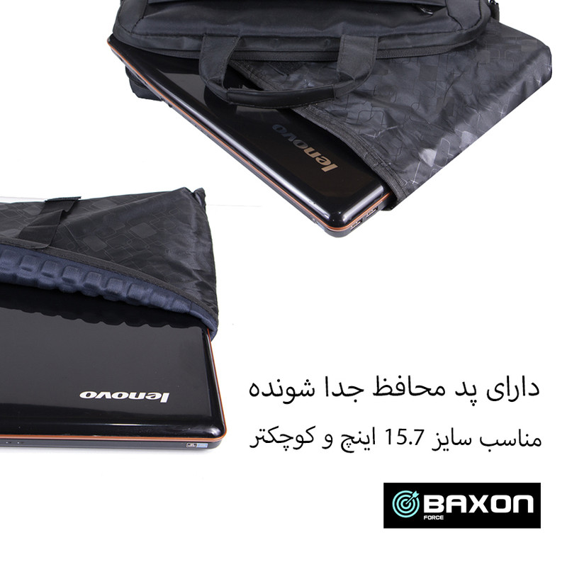 کیف لپ تاپ بگسون فورس مدل MST-1606 مناسب برای لپ تاپ 16 تا 17 اینچی
