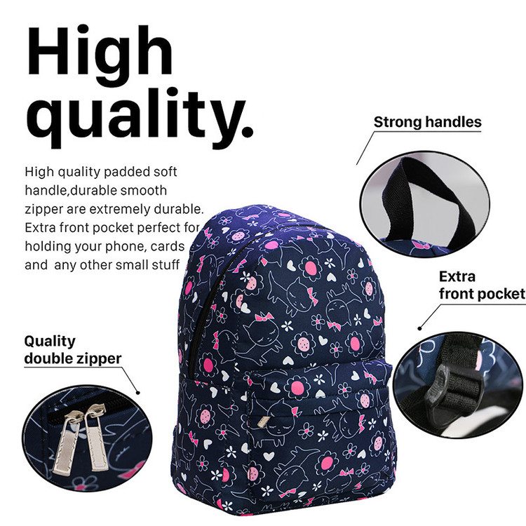 کوله پشتی دخترانه توریث مدل PRX-7585