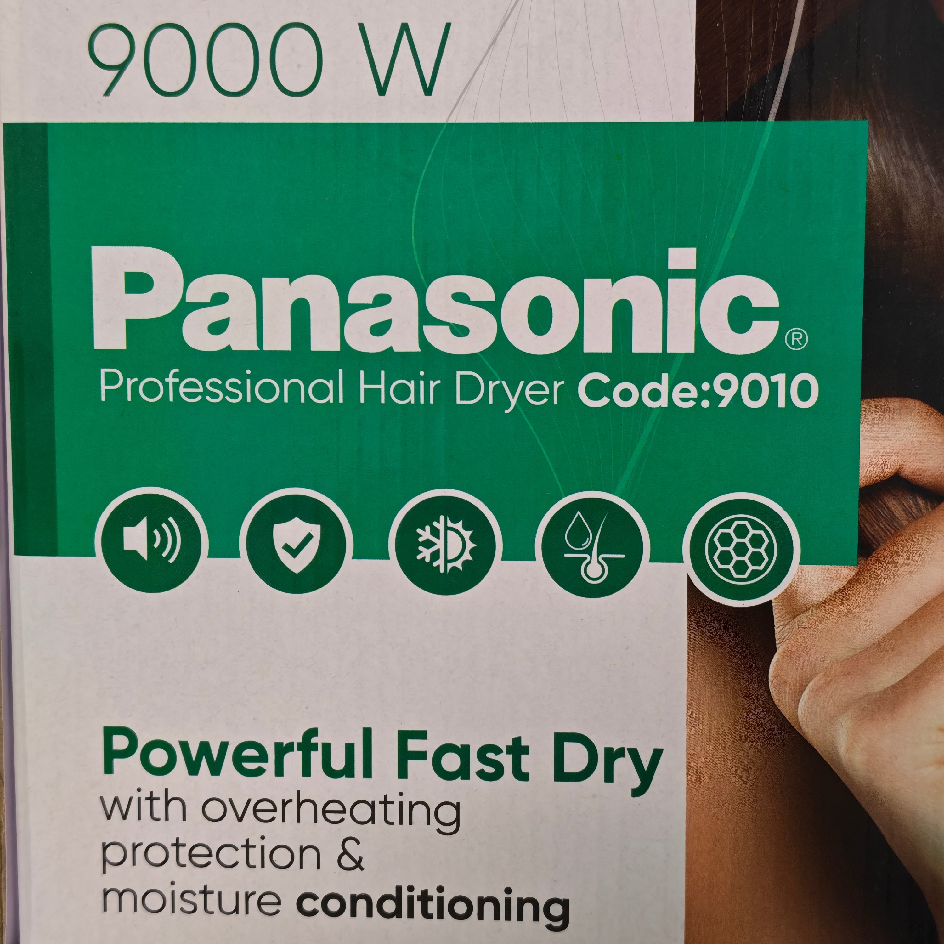 سشوار پاناسونیک ژاپن (9000w) (ارسال رایگان) (موتور سنگین) 9010
