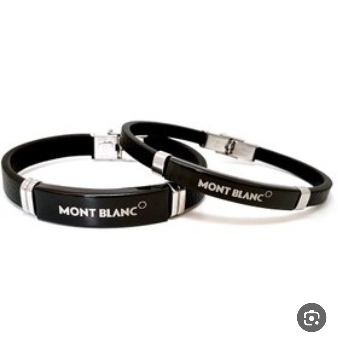 دستبند ست چرمی درجه یک برندMONT BLANCمردانه وزنانه