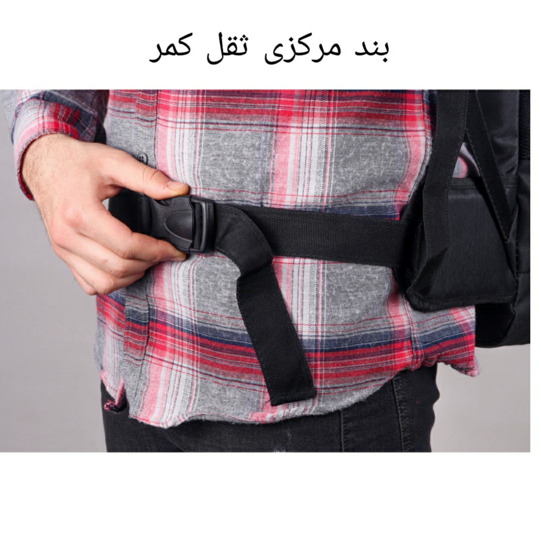 کوله پشتی مسافرتی بزرگ مدلkoo-1 پک 5 عددی کوله پشتی کوهنوردی بندثقل کمر کوله کوهی بزرک کوله کمپ