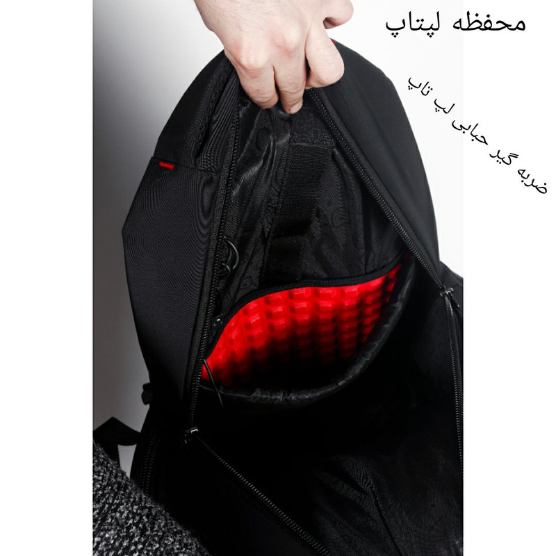 کوله پشتی لپ تاپ مدل Koo-ANTmstf مناسب برای لپ تاپ 15 تا 17 اینچی