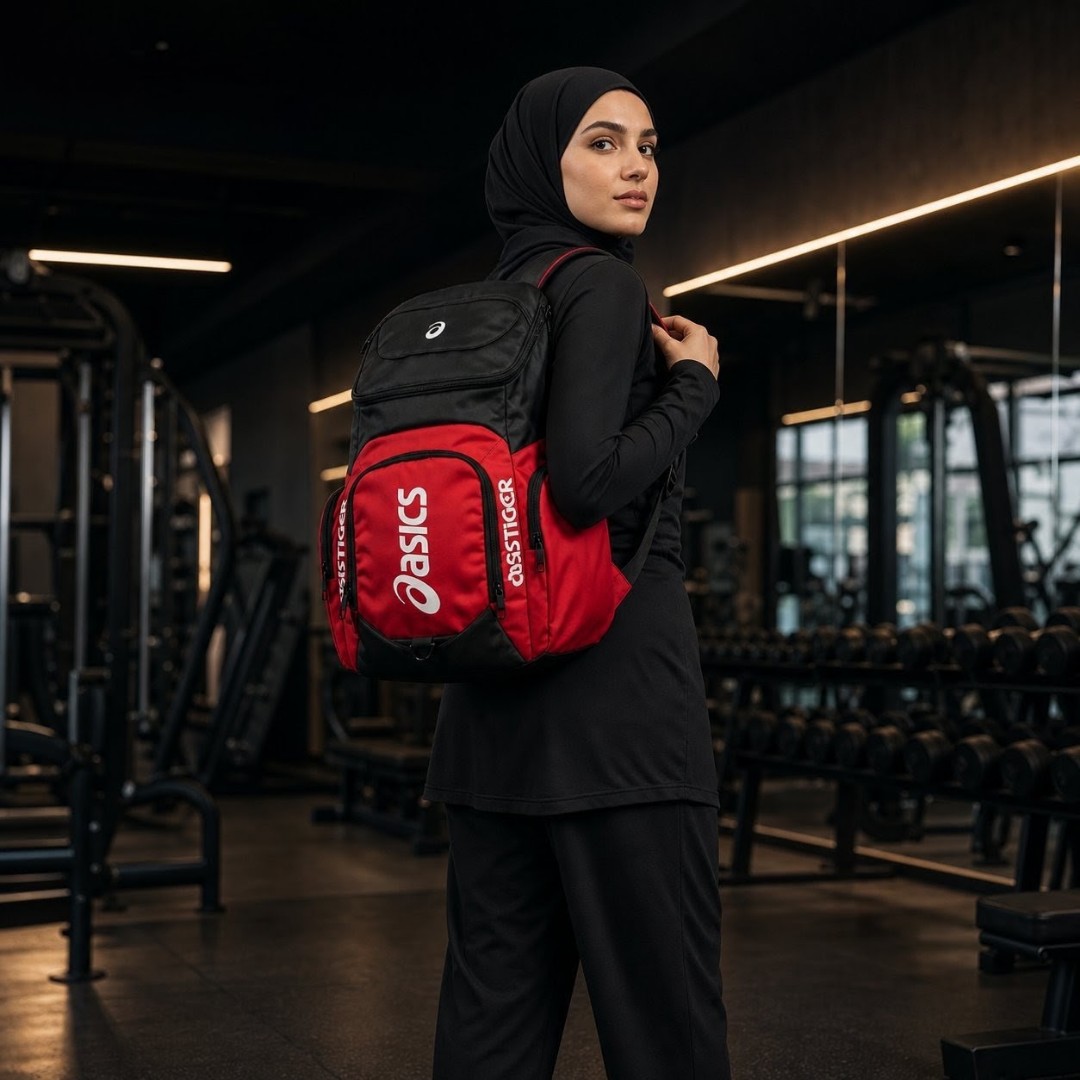 کوله پشتی ورزشی حرفه ای(اربعینی) Dravalter مدل اسیکس (Asics) مدل Tiger - پارچه ضدآب و جادار