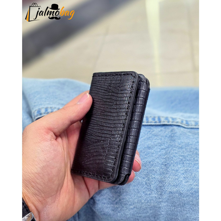 جاکارتی چرم طبیعی دکمه دار کد 3262