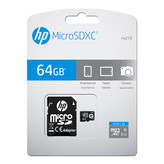 کارت حافظه microSD اچ پی مدل mi210 کلاس 10 استاندارد UHS-I سرعت 80MBps ظرفیت 64 گیگابایت به همراه آداپتور SD