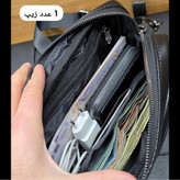 کیف دستی دوشی پاسپورتی مونت بلانک (MONT BLANC) کد 3238