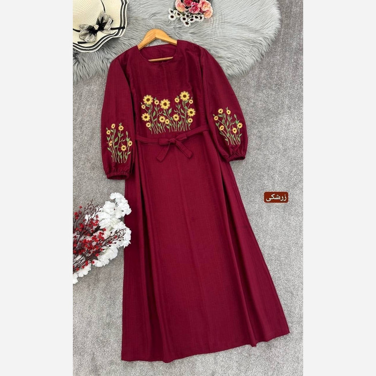 کفتان گلدوزی شیک و جذاب زنانه از فری سایز44 تا 50