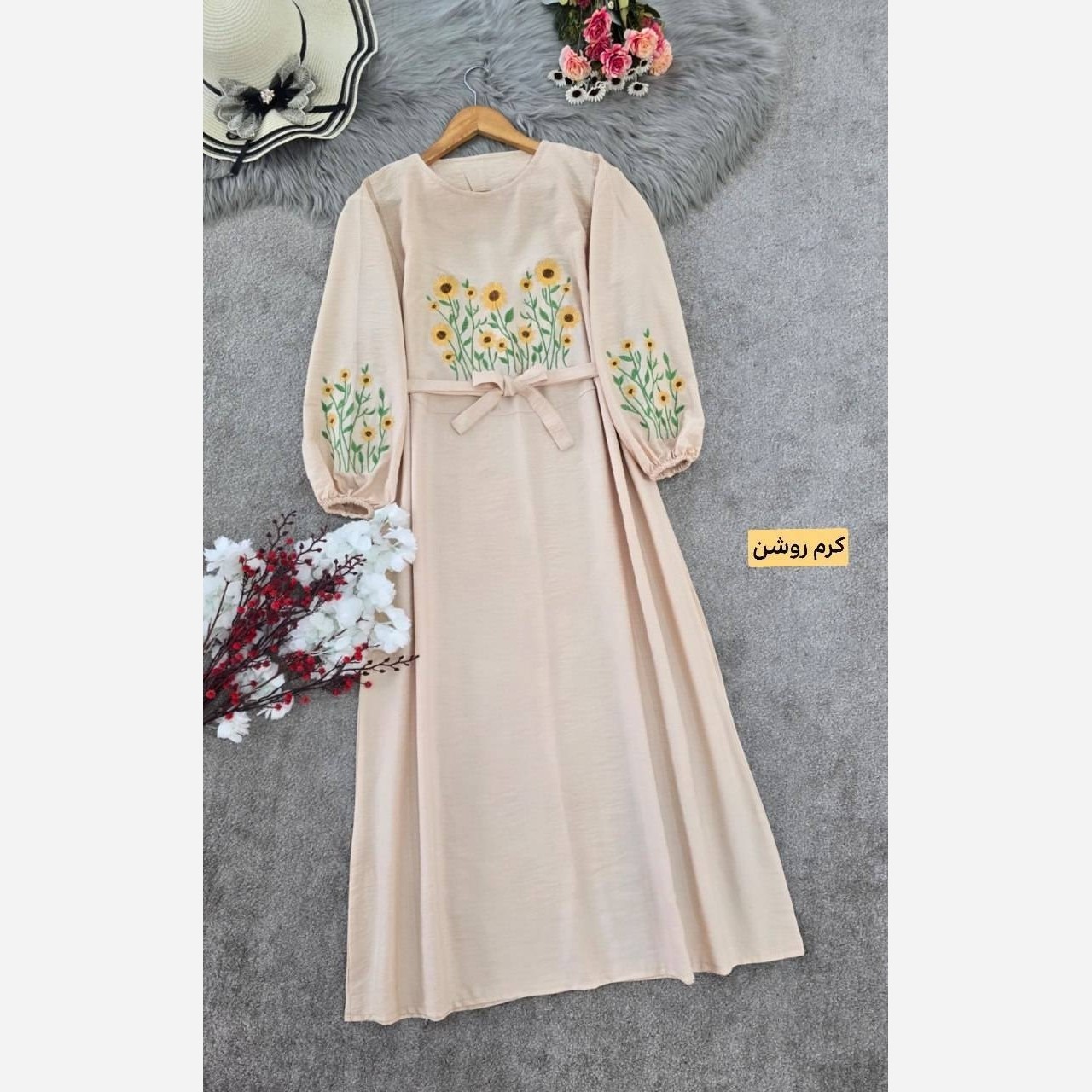 کفتان گلدوزی شیک و جذاب زنانه از فری سایز44 تا 50