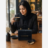 کیف زنانه دوشی دسته مروارید