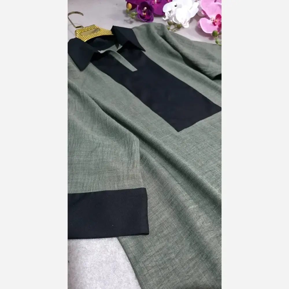 کفتان شانتون درجه یک زنانه مدل نیوان فری سایز رنگ کرم نسکافه ای زیتونی