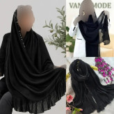 شال مجلسی زنانه طرح درختی ابعاد 70 در 180 سانتیمتر
