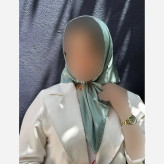 مینی اسکارف ساتن سیلک ابعاد 75 در 75 سانتیمتر
