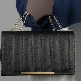 کیف دوشی زنانه چرمی مدل سیما رنگ مشکی سایز 20 در 15 سانتیمتر (2)