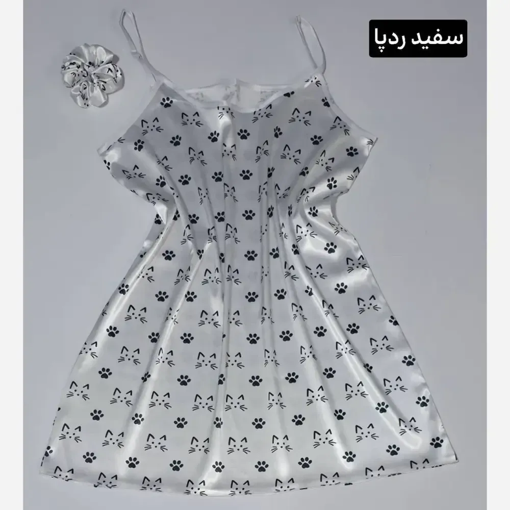 تاپ بلند زنانه مدل واسکارنچی جنس ساتن الیکس فری سایز (2)