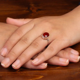 انگشتر عقیق زنانه کد35013