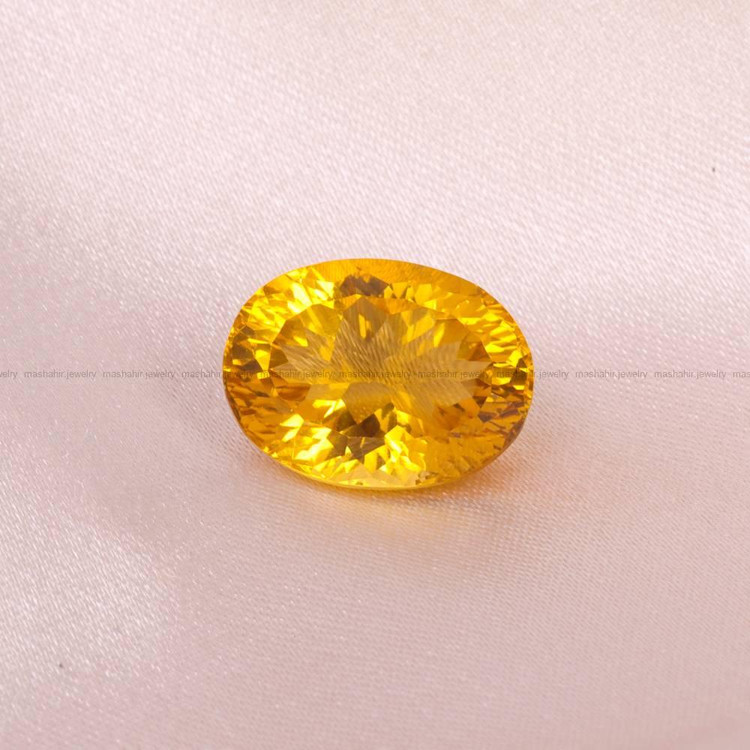 نگین سیترین کد 6524