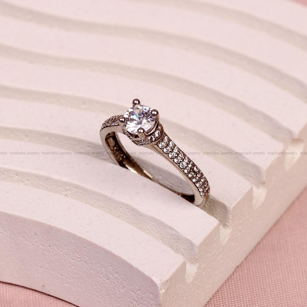 انگشتر نقره زنانه کد 6994