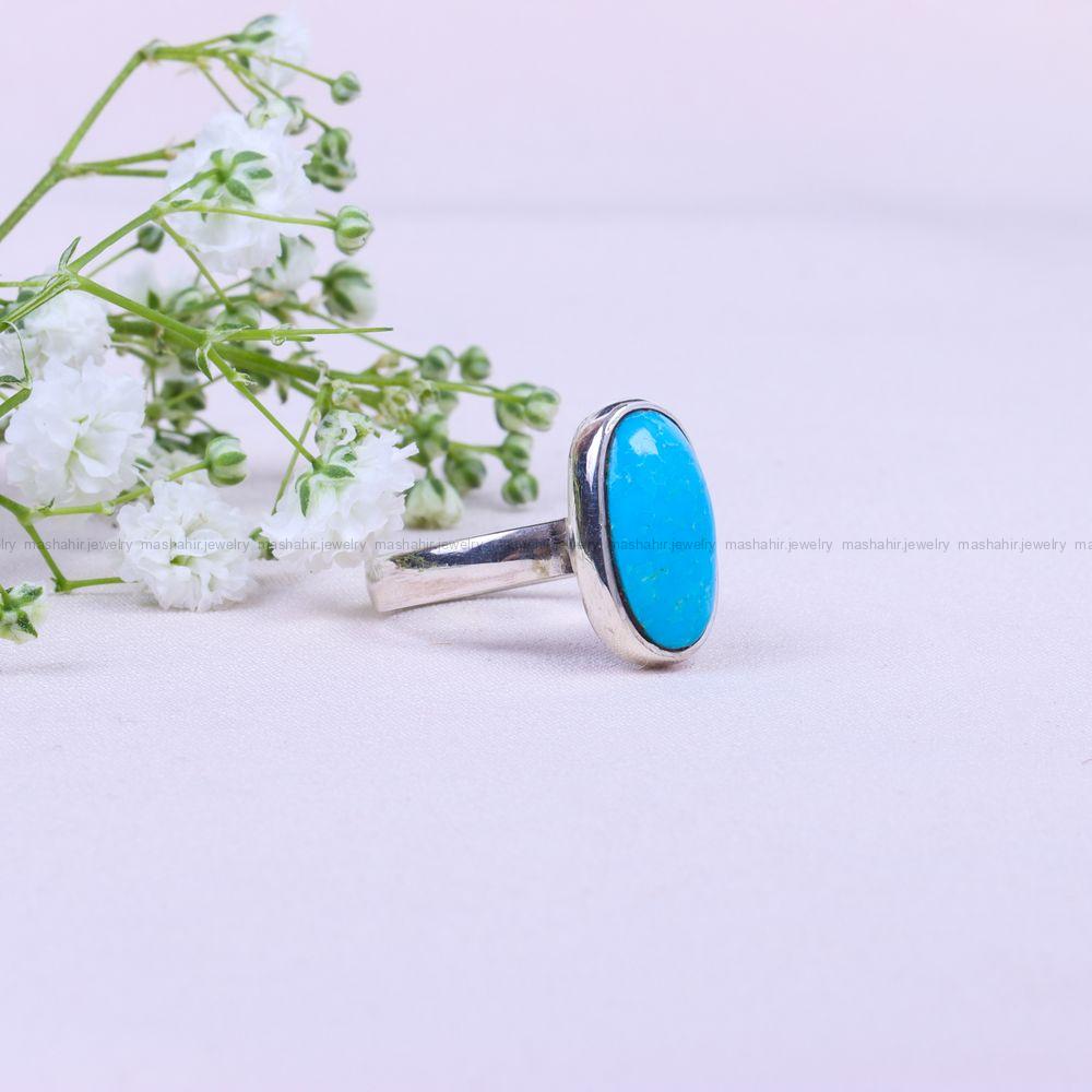 انگشتر فیروزه شجری زنانه کد 9804