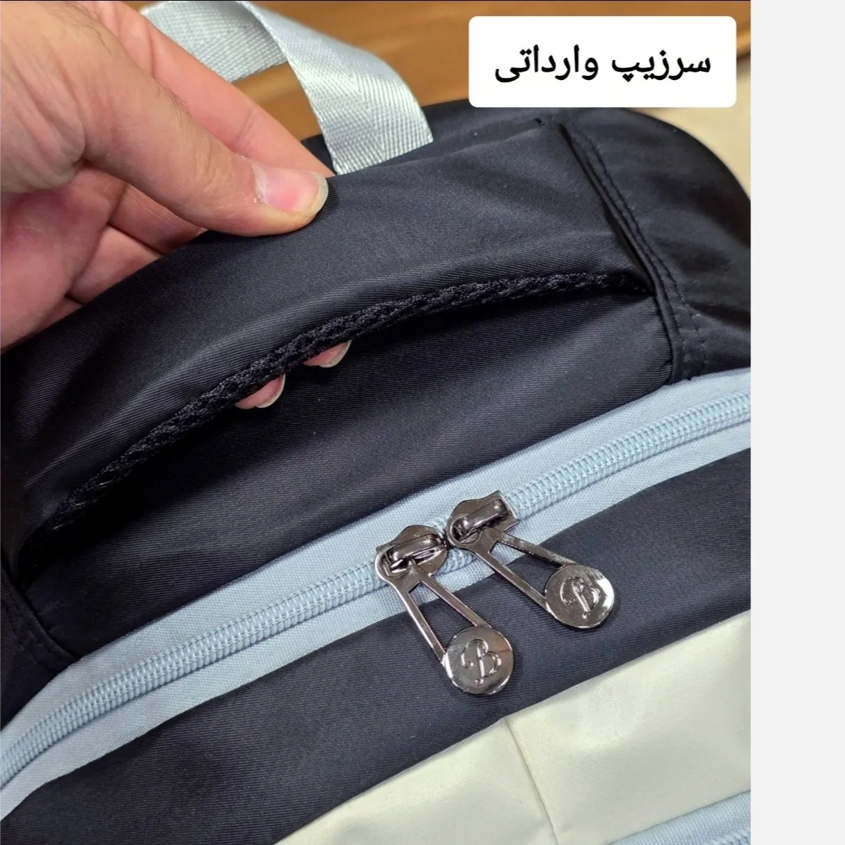 کوله پشتی اسپرت جادار ضد آب پارچه ریپس خارجی