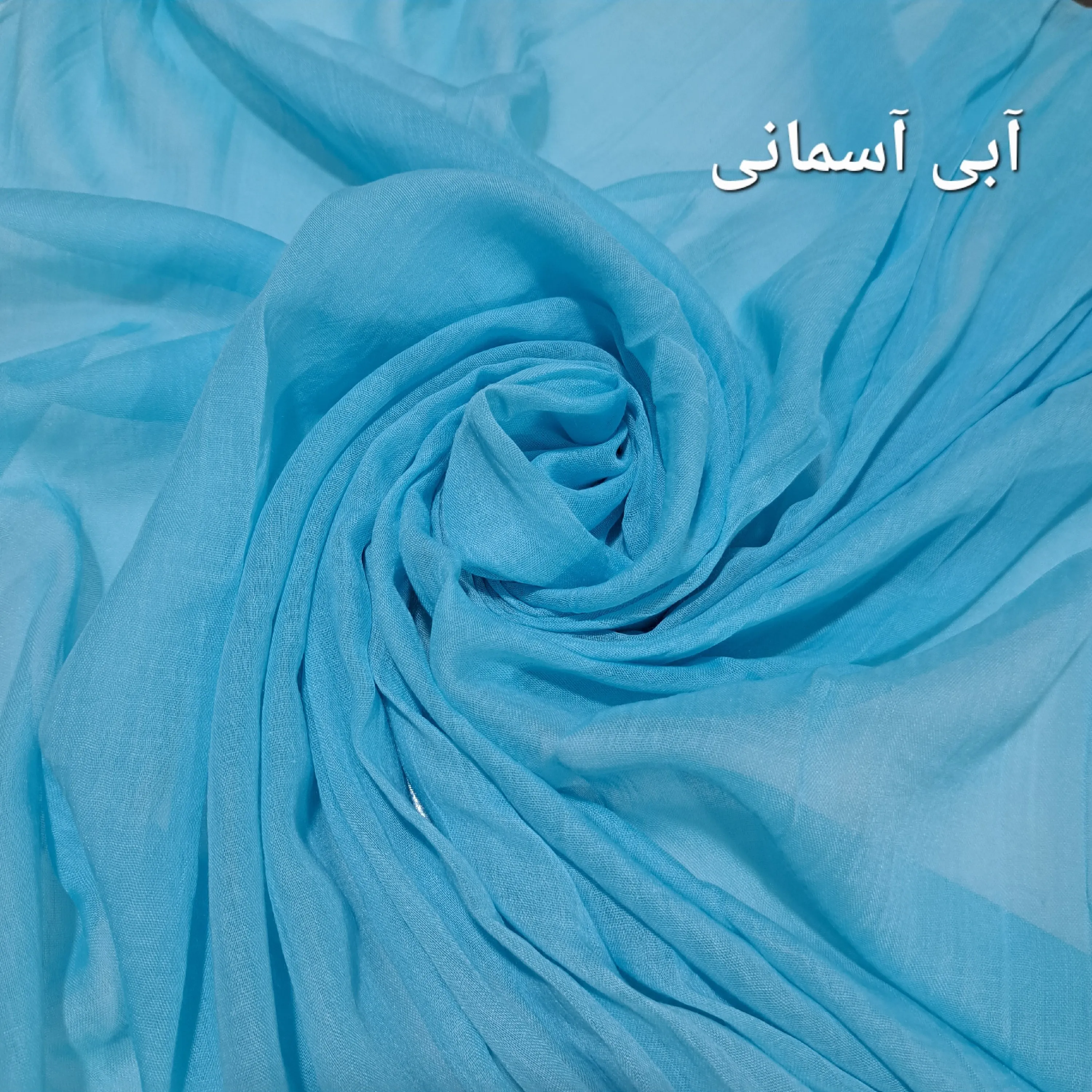 شال نخی سوپر نخ گیاهی ساده ابعاد 200 در 80 مناسب بهار و تابستان