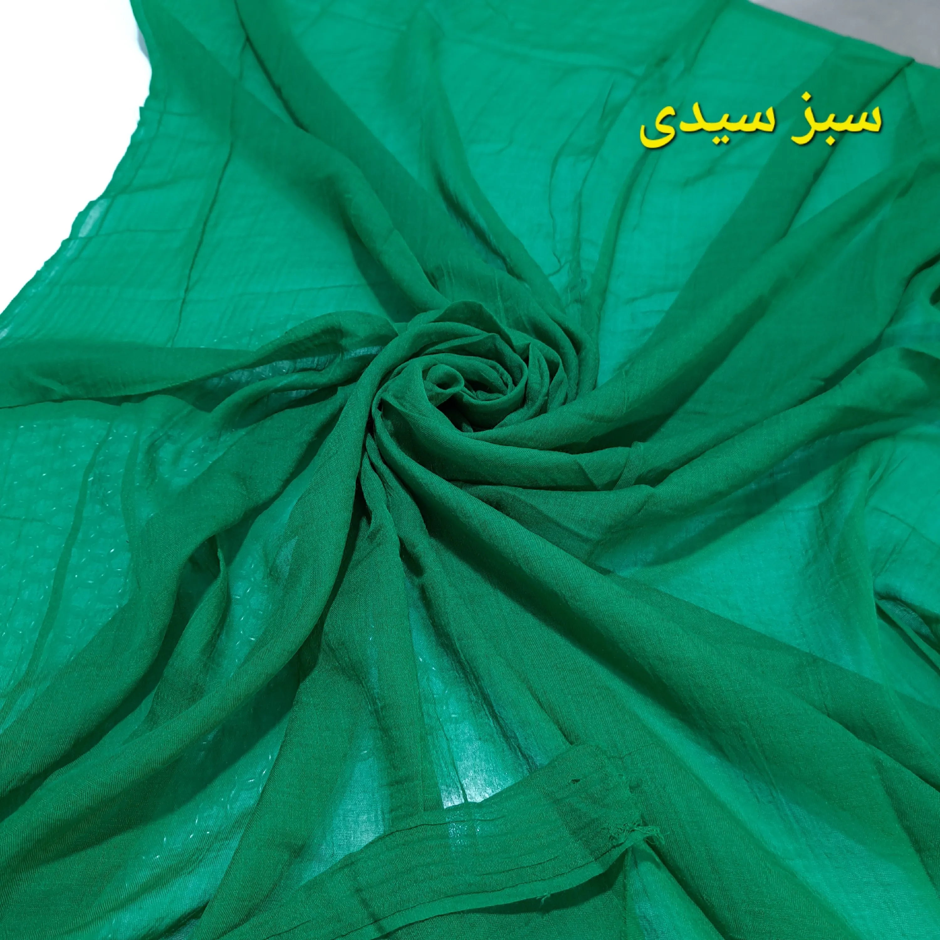 شال نخی سوپر نخ گیاهی ساده ابعاد 200 در 80 مناسب بهار و تابستان
