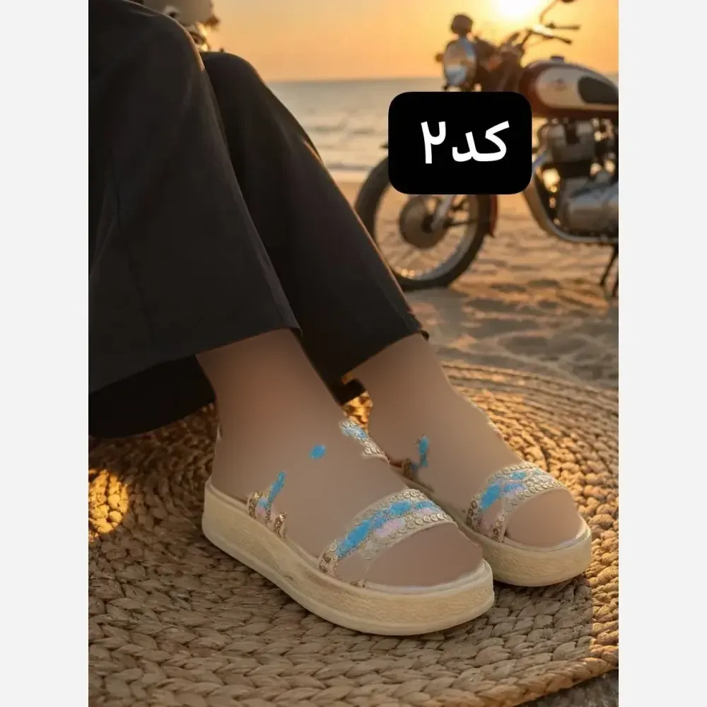 صندل سنتی زنانه زیره پلیمر سبک و راحت سایز 37 تا 40 (2)
