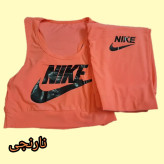ست نیم تنه و ساپورت ورزشی زنانه جنس فیلامنت فول کش سایز 38 تا 48