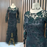 ماکسی هیلدا جنس فلوک مخمل شاین قد 160 سانتی متر