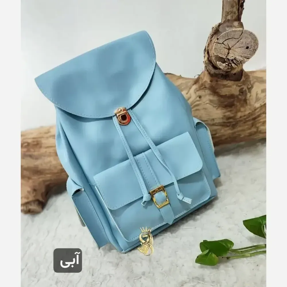 کوله پشتی اسپرت چرمی مدل قفل ابعاد 37 در 28
