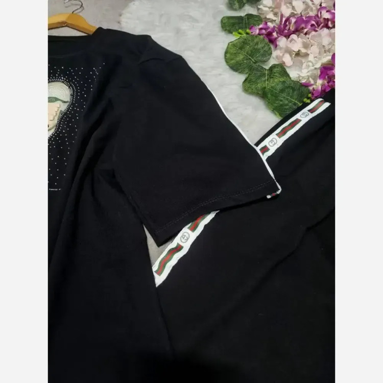 ست کتونی زنانه جنس پنبه درجه یک رنگ مشکی فری سایز 36 تا 48 (2)