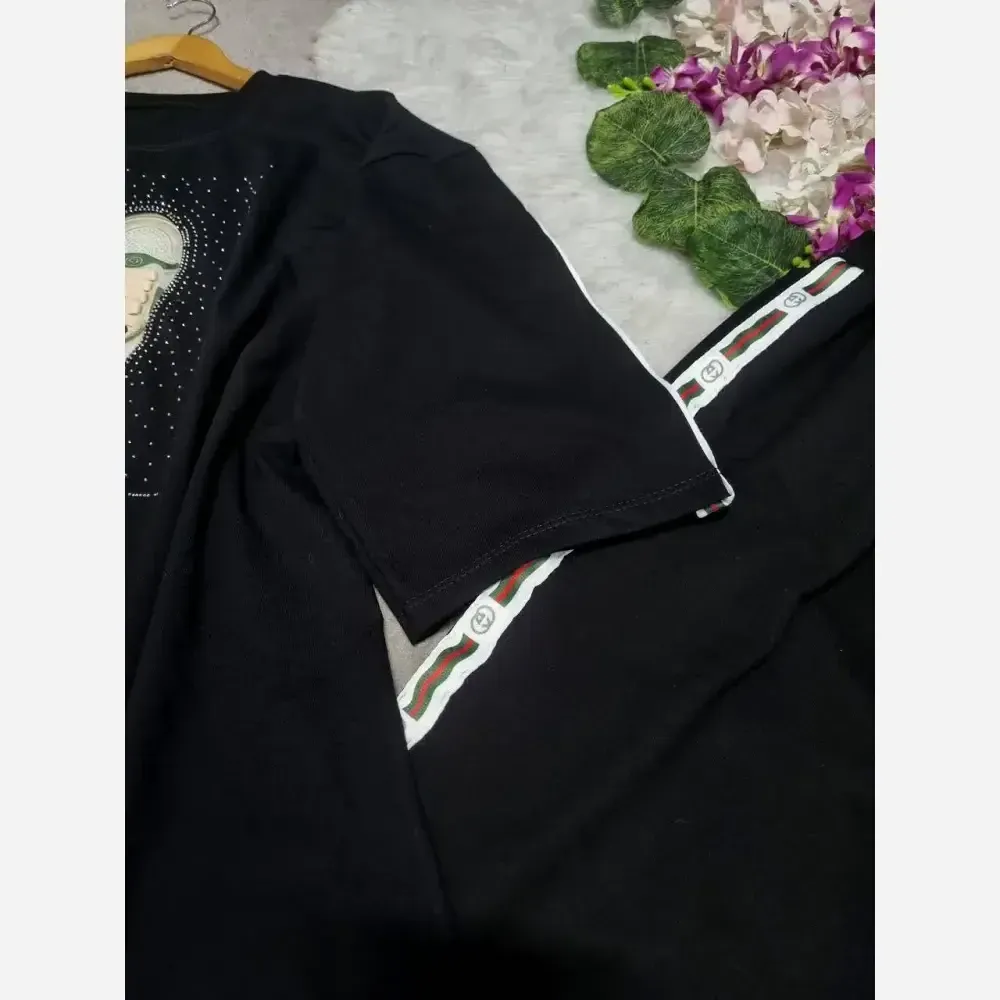 ست کتونی زنانه جنس پنبه درجه یک رنگ مشکی فری سایز 36 تا 48
