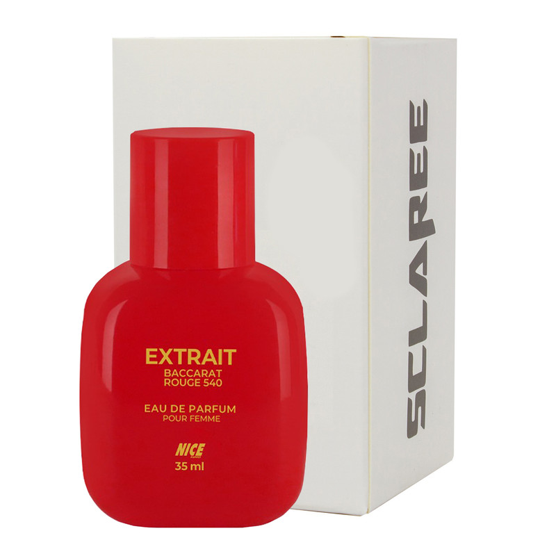 عطر جیبی  زنانه نایس پاپت مدل Extrait Baccarat Rouge حجم 35 میلی لیتر