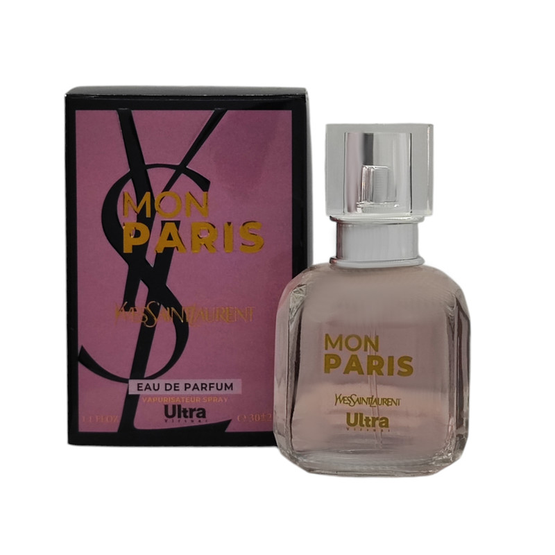 عطر جیبی زنانه اولترا ویرچوآل مدل Mon Paris Ysl با رایحه شیرین حجم 30 میلی‌لیتر