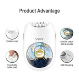 اپیلاتور وی جی آر مدل V-706 ضد حساسیت