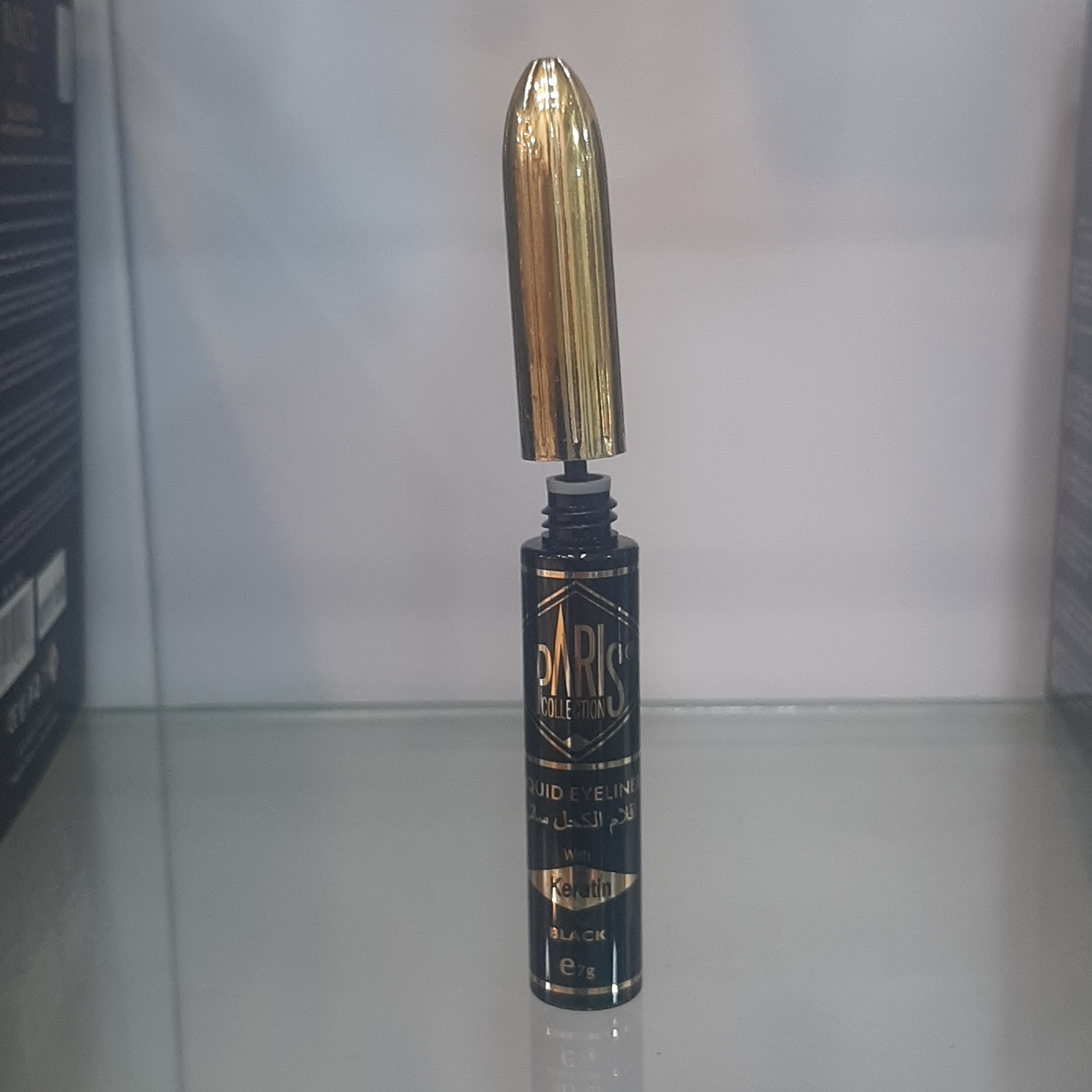 خط چشم پاریس اصل مشکی تضمین شده حاوی کراتین paris eye liner