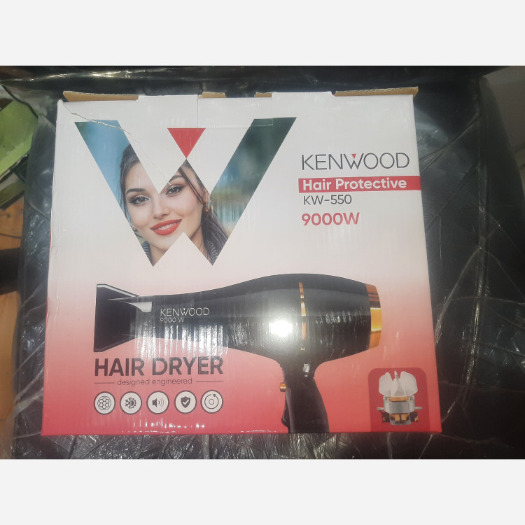 سشوار حرفه ای کنوود با قدرت 9000وات با ویژگی Ionicمدل KW-550
