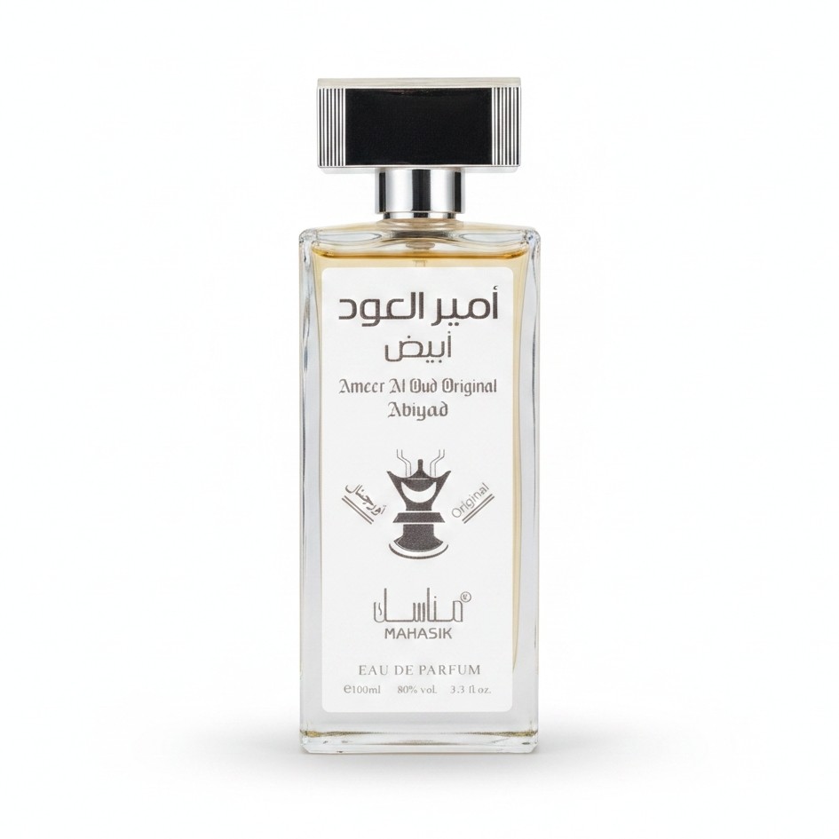 ادکلن امیرالعود ابیض 100 میل (شرکتی اماراتی ) ( ادو پرفیوم و ادو تویلت ادکلن و عطر گناوه مارکت )