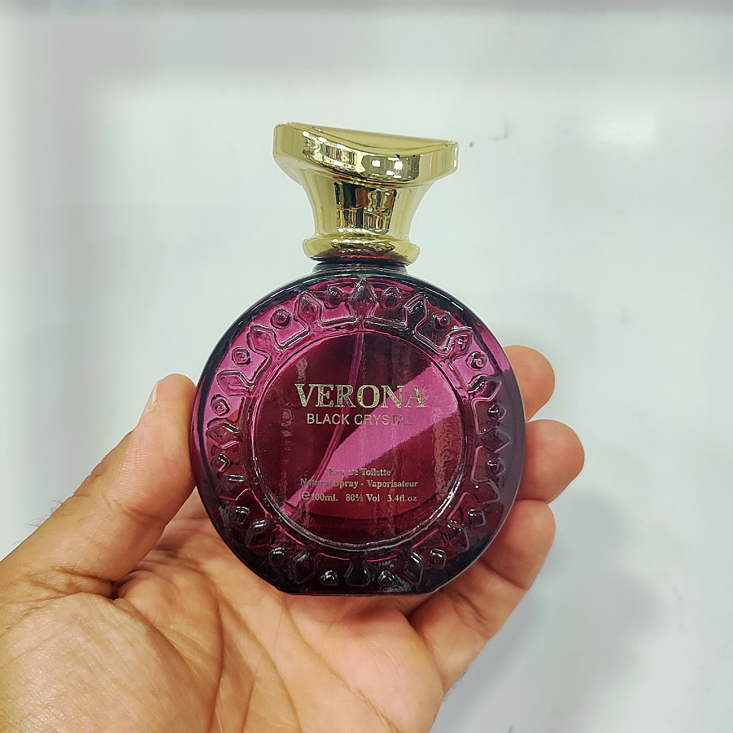 ادکلن ورساچه مشکی کریستال نویر 100 میل (شرکتی اماراتی ) ( ادو پرفیوم و ادو تویلت ادکلن و عطر گناوه مارکت )