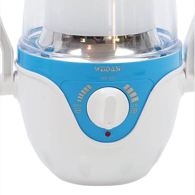 چراغ فانوسی اضطراری شارژی ویداسی 40 عدد لامپ WD-833 مهتابی شارژی کمپینگ لامپ 833 ( گناوه مارکت )
