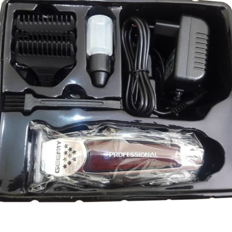 ماشین اصلاح حرفه ای موی سر و صورت و ریش تراش جیمی خط زن شارژی GM855 ورژن جدید 855 ( گناوه مارکت )
