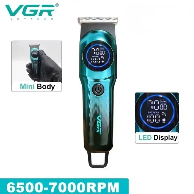 ماشین اصلاح موی سر و صورت و ریش تراش وی جی آر خط زن شارژی V-966 ورژن جدید 966 ( گناوه مارکت )