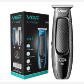 ماشین اصلاح موی سر و صورت ضد آب و برش مستقیم و ریش تراش وی جی آر خط زن شارژی V-255 ورژن جدید 255 ( گناوه مارکت )