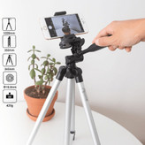 پایه گوشی و دوربین 3120 و 3110 تریپاد tripod(سه پایه نگهدارنده گوشی موبایل فیلم برداری عکاسی همسفر منوپاد طرح و مدل)