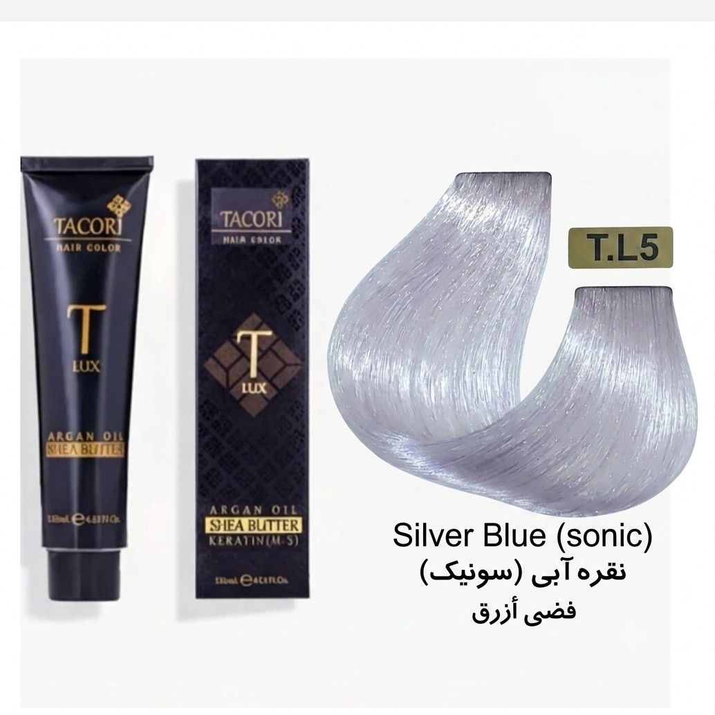 رنگمو سونیک نقره آبی TL5 رنگ موی تاکوری