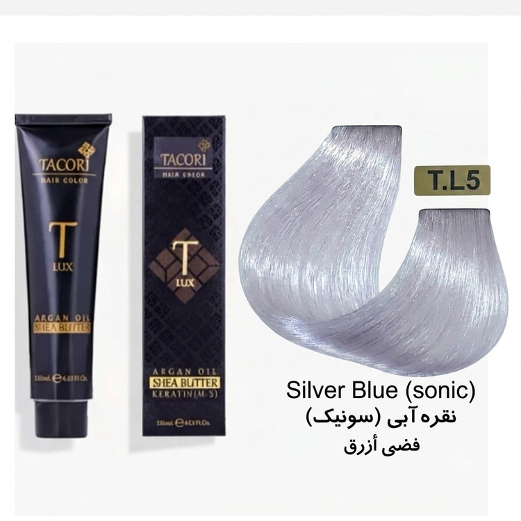رنگمو سونیک نقره آبی TL5 رنگ موی تاکوری