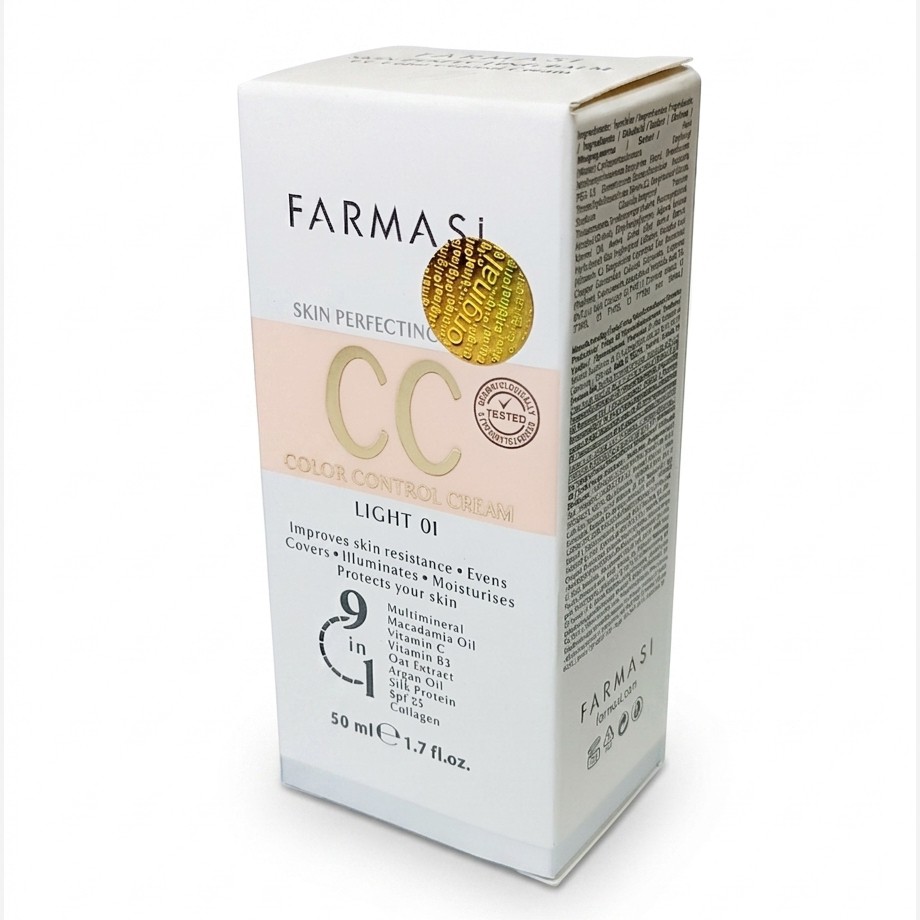 کرم فارماسی ضدآفتاب کرمپودر farmasi cc spf25 اصل